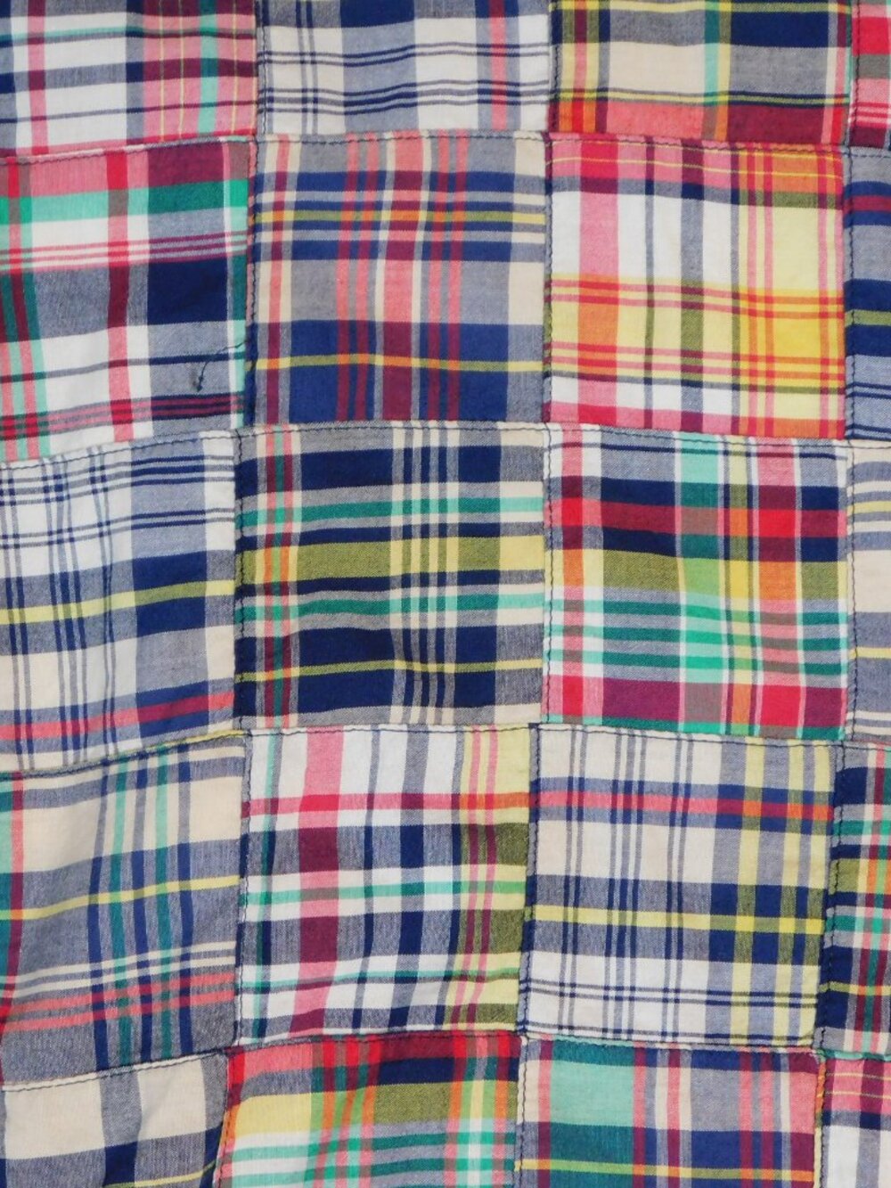 Polo Ralph Lauren Patchwork Madras Shorts | Classic Fit | Preppy | EUC | 44B - Picture 3 of 9